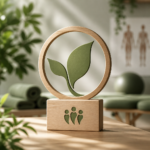 Wooden Wellness Leaf Award